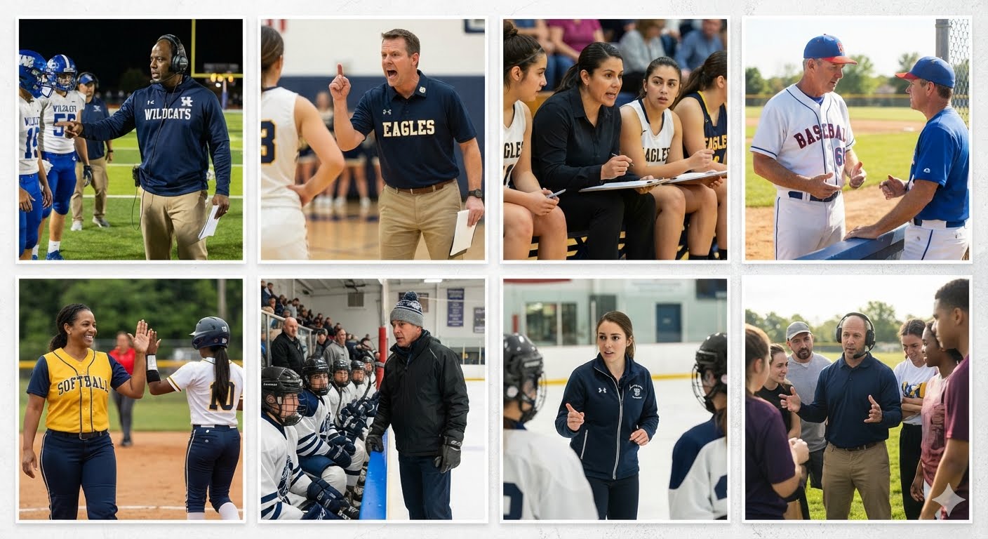 collage of high school coaches